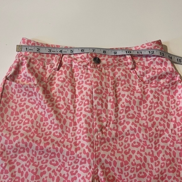Princess Polly Ryllie Pink Cheetah Pants Size 4 - Picture 5 of 14